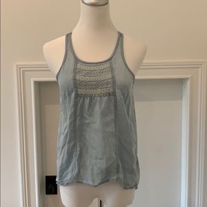 Alya chambray tank top